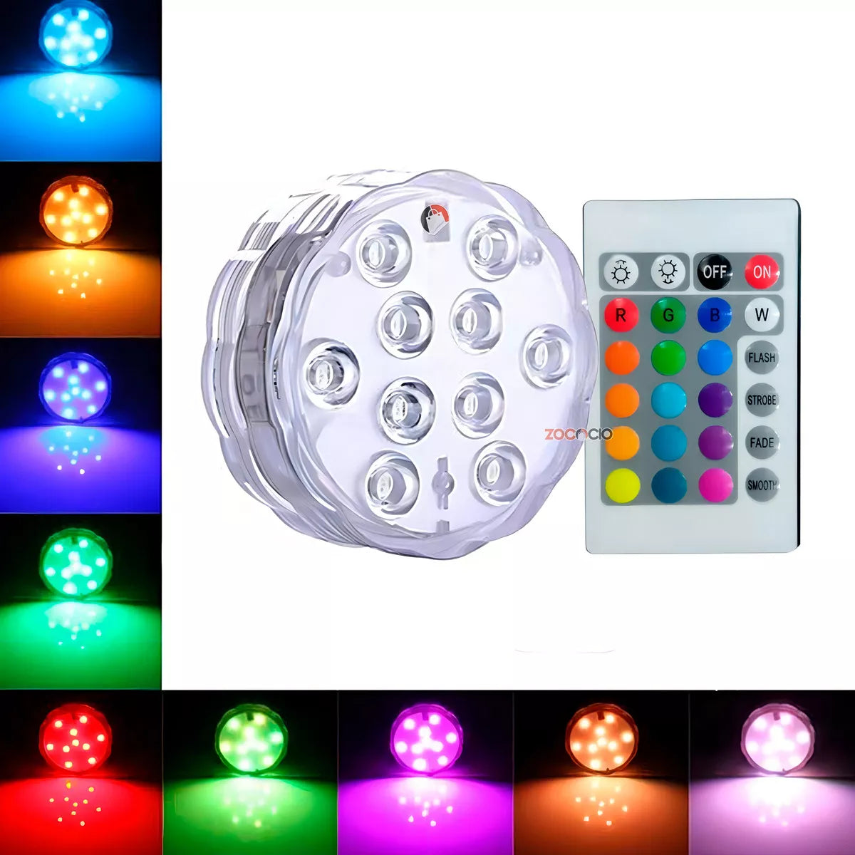 Kit de iluminación RGB - Transforma tu piscina en un espectáculo de luz en cuestión de segundos.