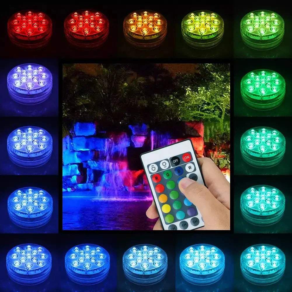 Kit de iluminación RGB - Transforma tu piscina en un espectáculo de luz en cuestión de segundos.